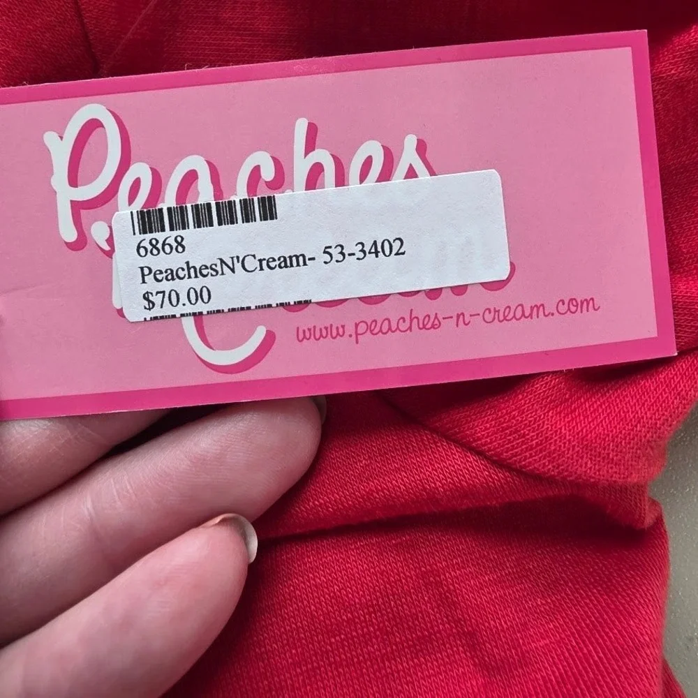 Peaches‎ n Cream Girls Red Polka Dot Legging Set Size 5 Holiday Gift Theme